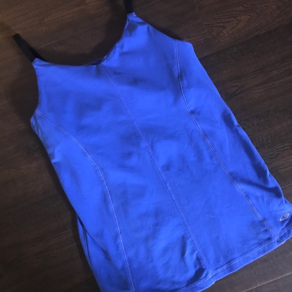 NWOT  Champion Blue workout top